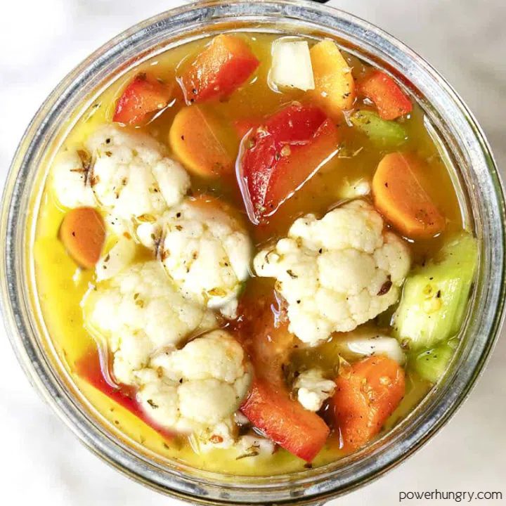 italian blend of pickled vegetables