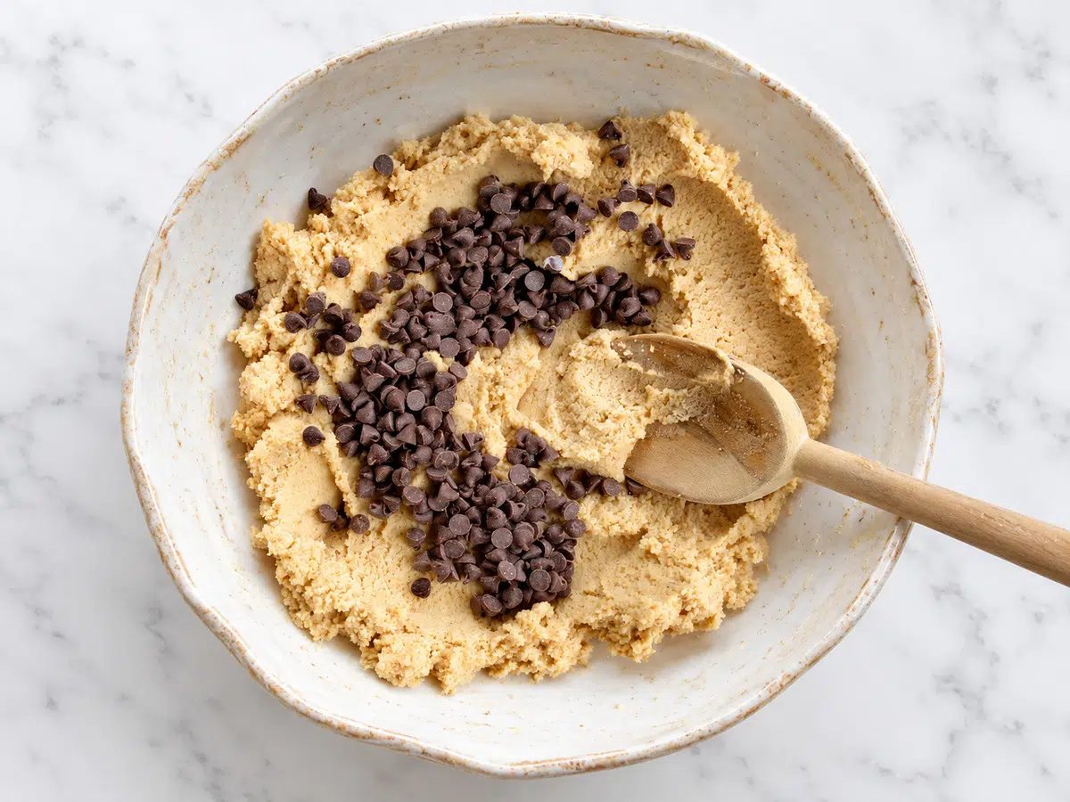 coconut flour chocolate chip cookies cookie dough