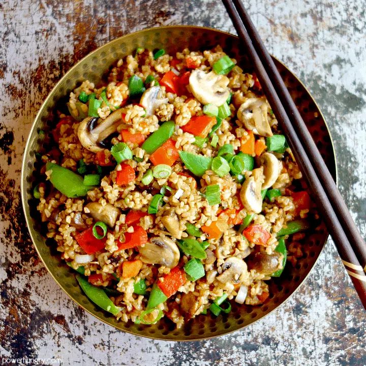 Stir-Fried Steel Cut Oats (Vegan)