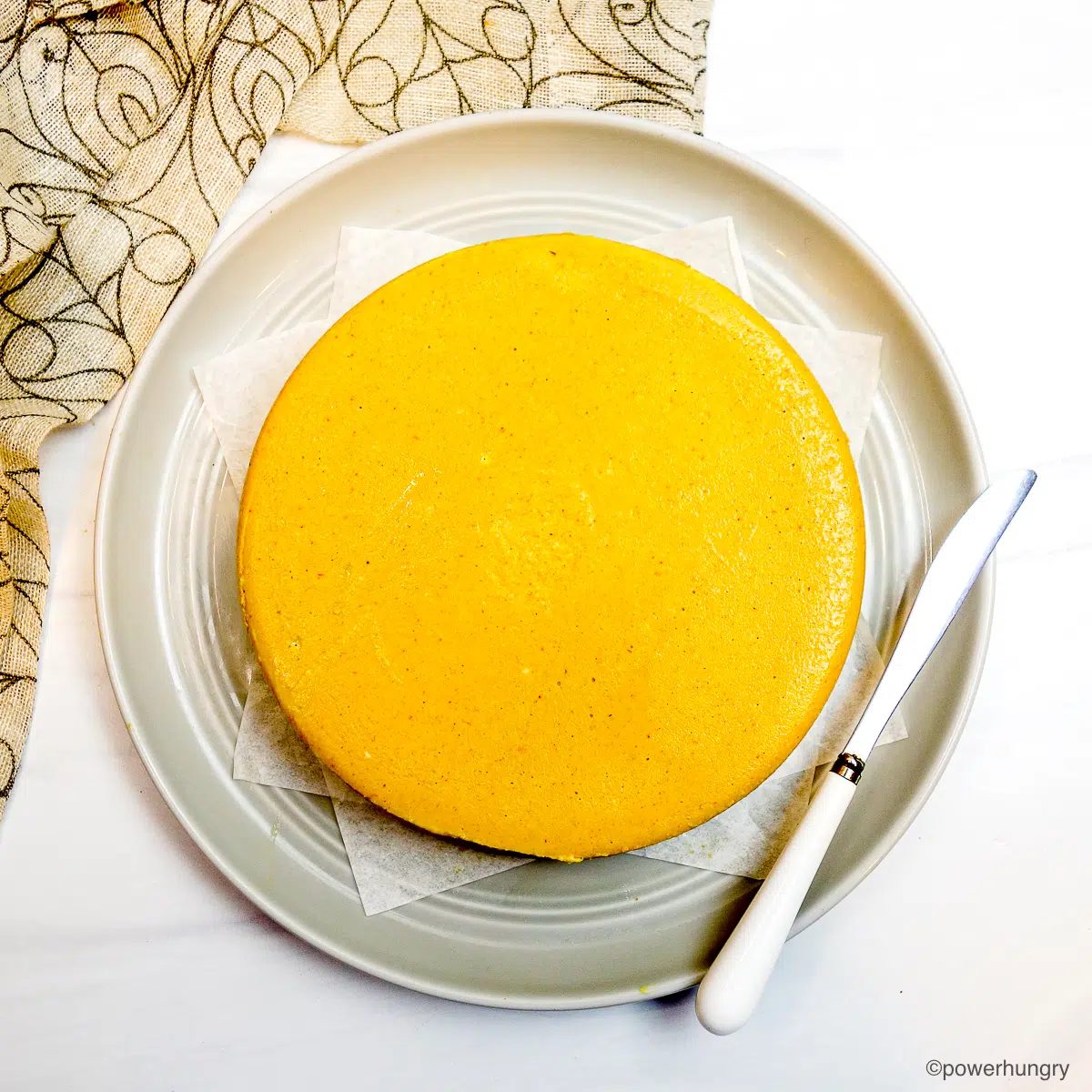 set vegan cheddar cheese on a plate