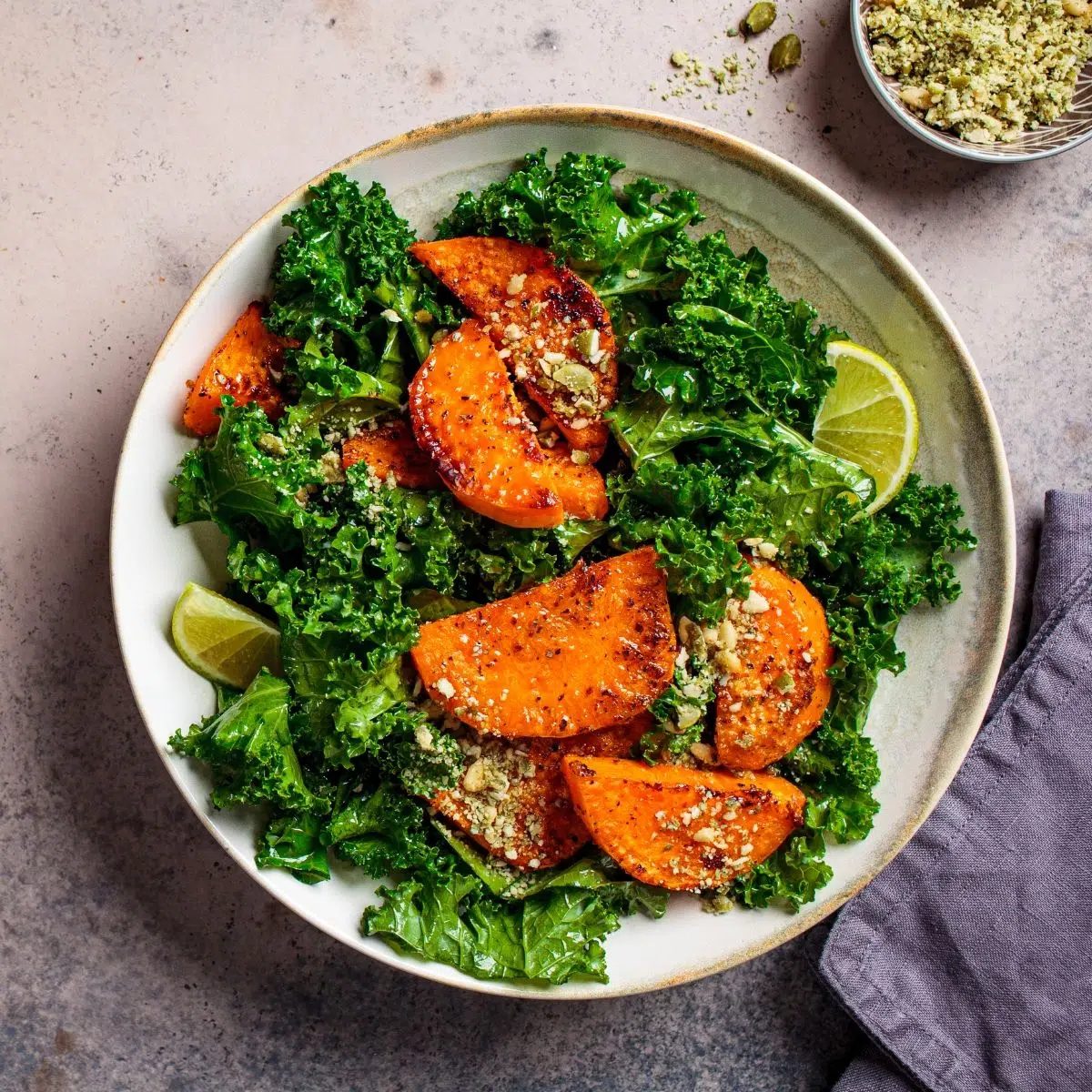 Sweet Potato Kale Salad (V, GF)