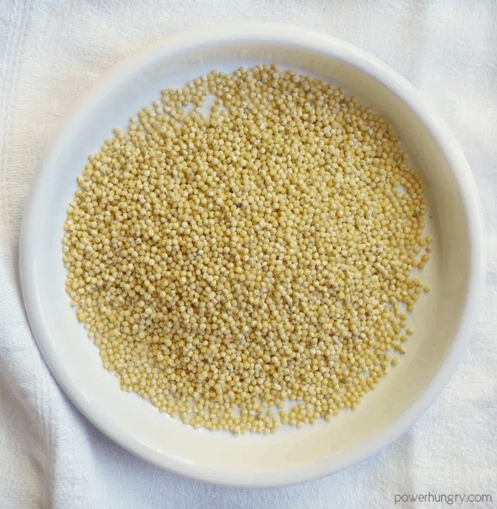 bowl of millet