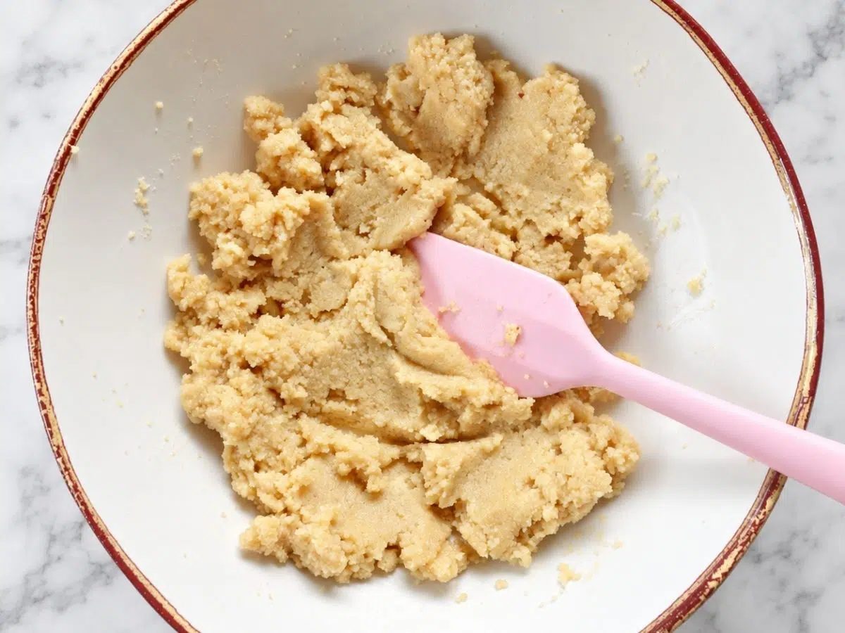 almond flour shortbread cookies dough