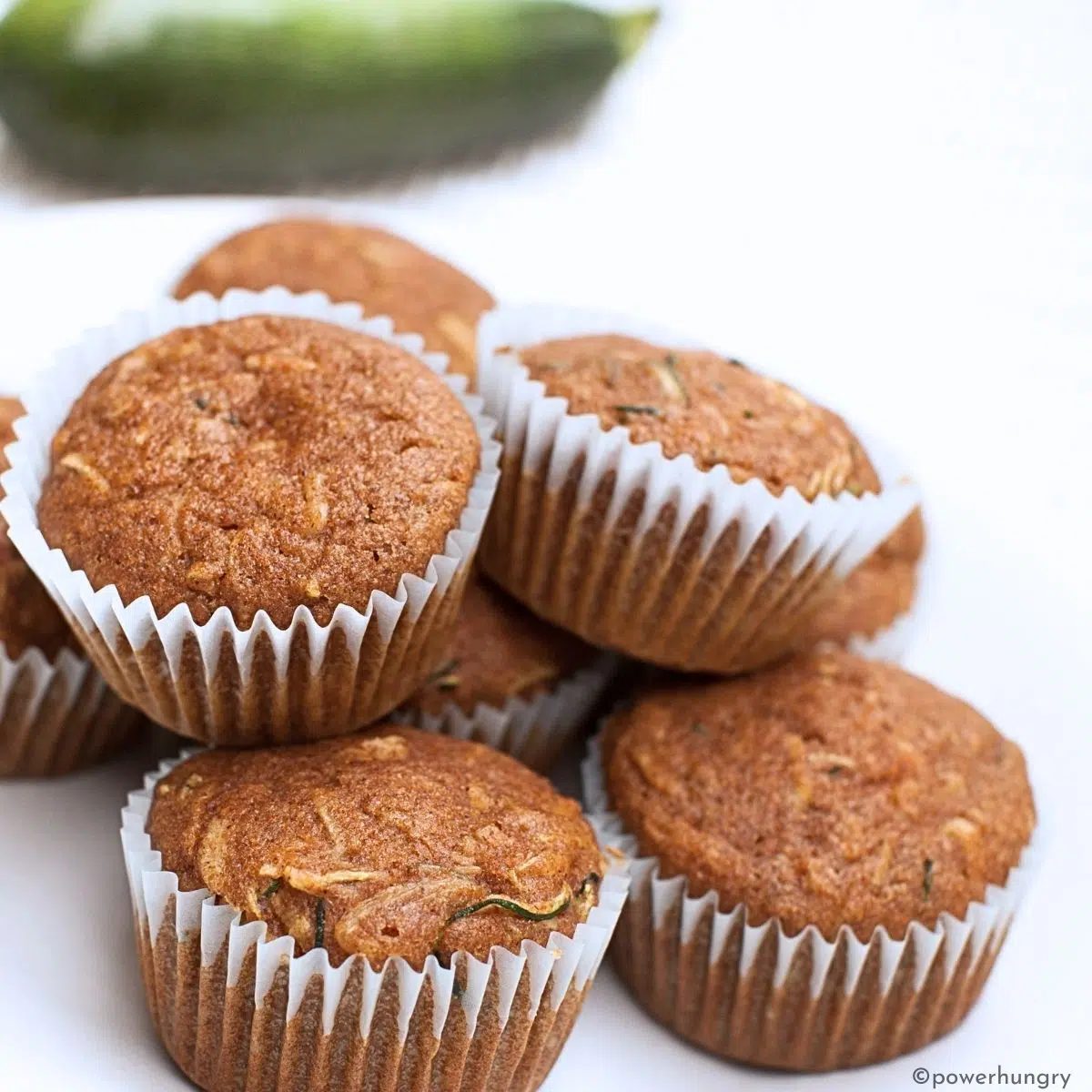Vegan Almond Flour Zucchini Muffins (Grain-free, Oil-free)