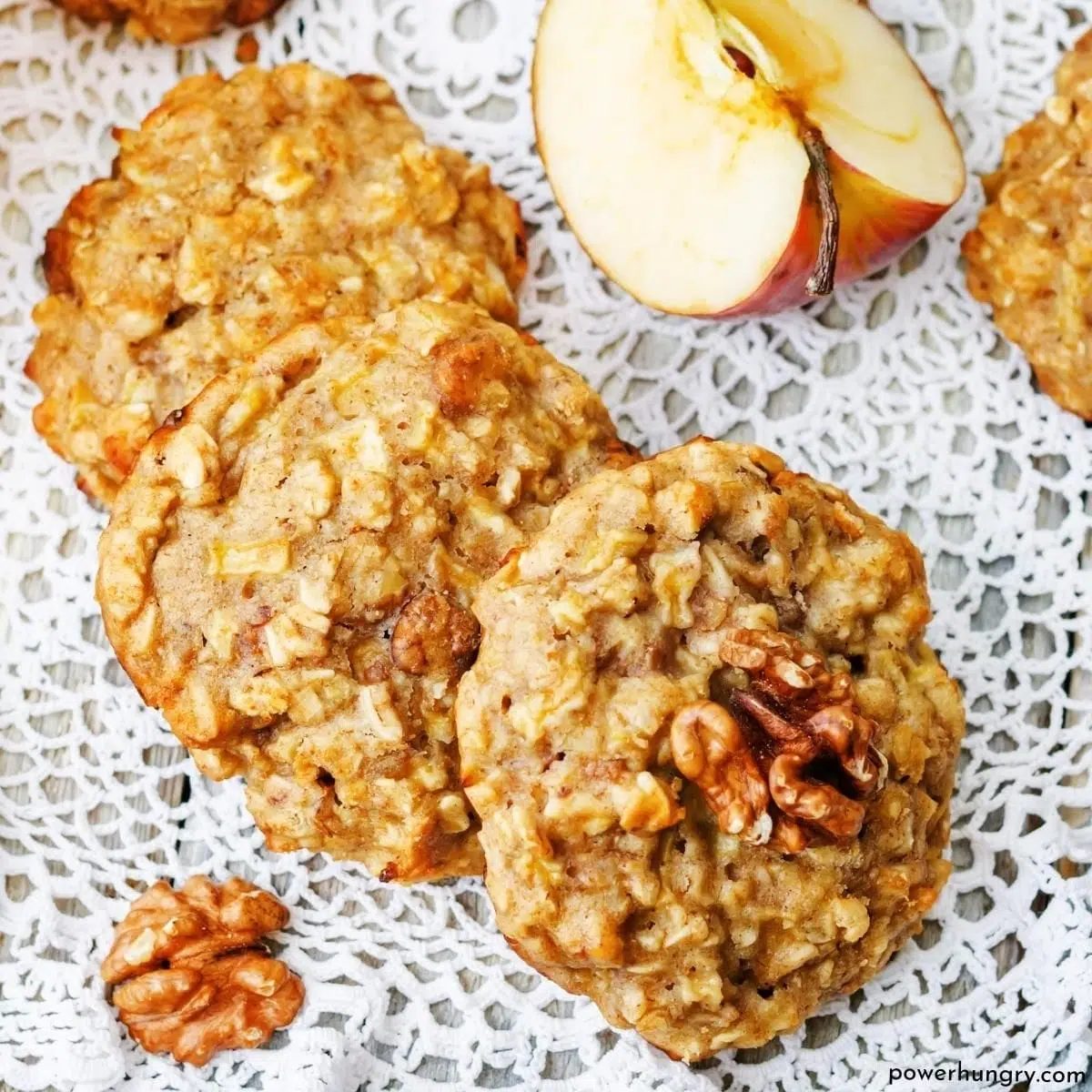 Vegan Applesauce Oat Cookies (Oil-free, GF, 3 ingredients)