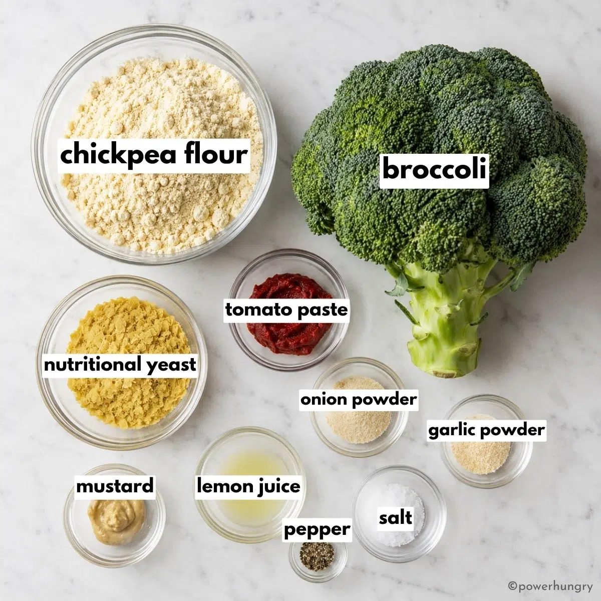 ingredients for vegan broccoli cheese soup