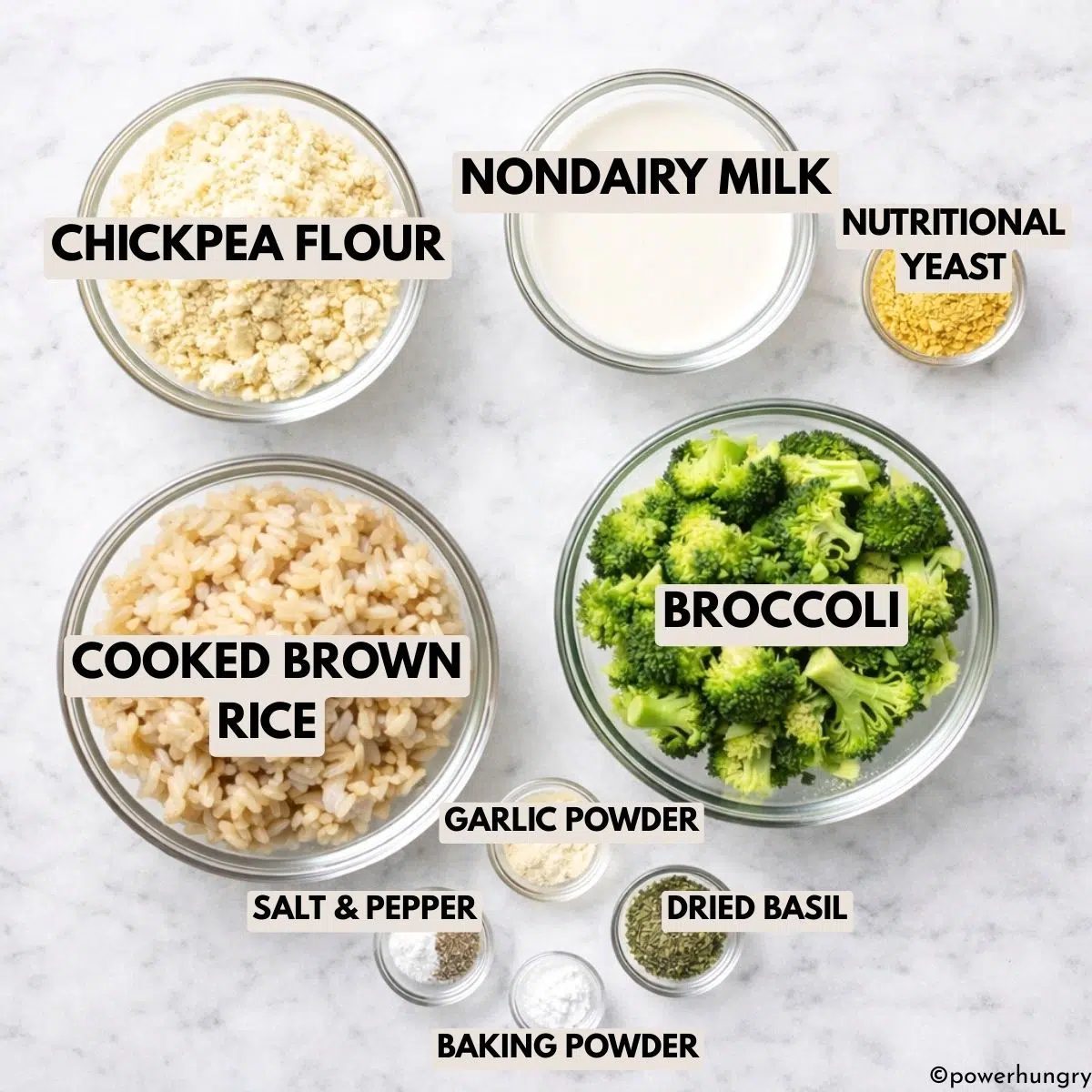 broccoli rice muffins ingredients