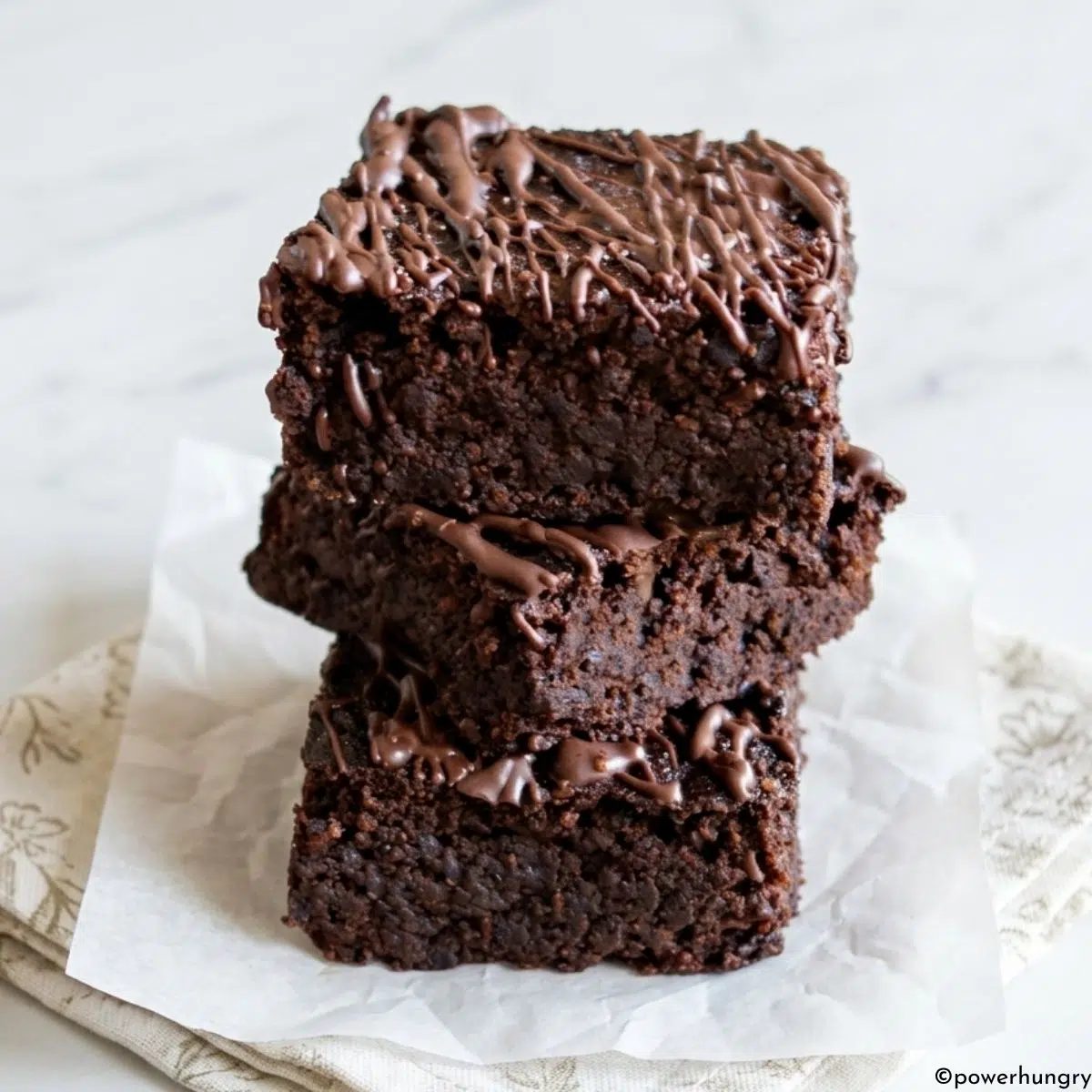 Vegan Carob Almond Flour Brownies (Grain-Free)