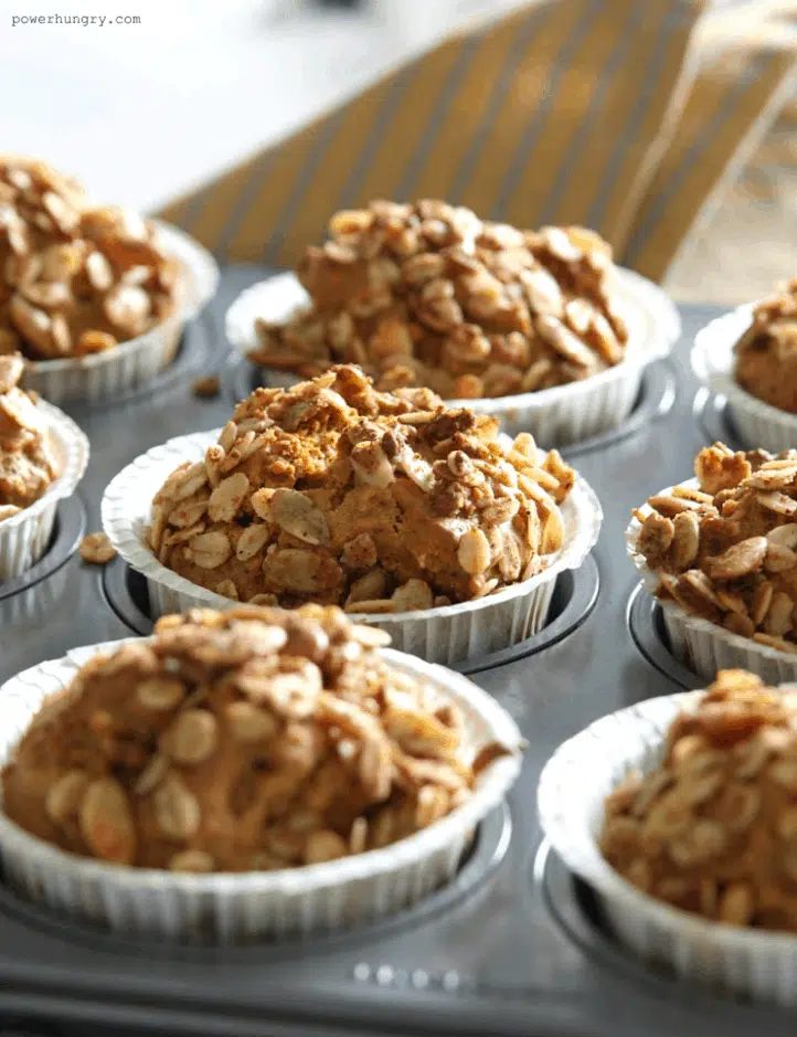 Vegan Carrot Cake Blender Muffins (Gluten-free, Oil-free)