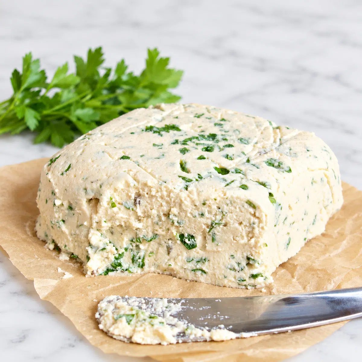 Vegan Cashew Boursin Cheese