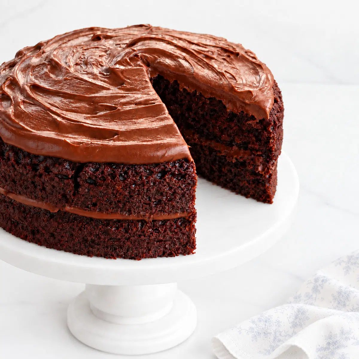 Vegan Chickpea Flour Chocolate Cake