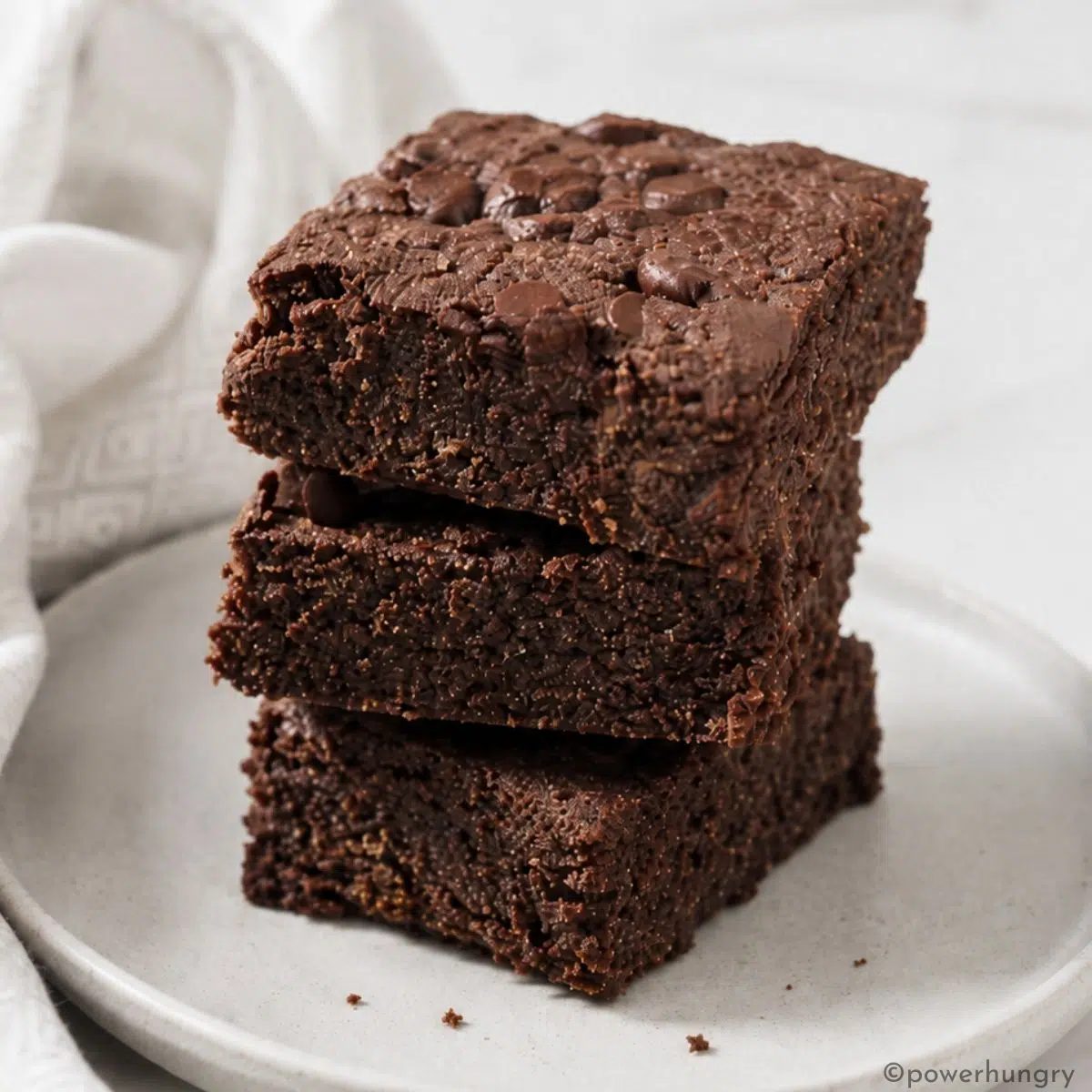 Vegan Coconut Flour Brownies (Grain-free, Oil-free)