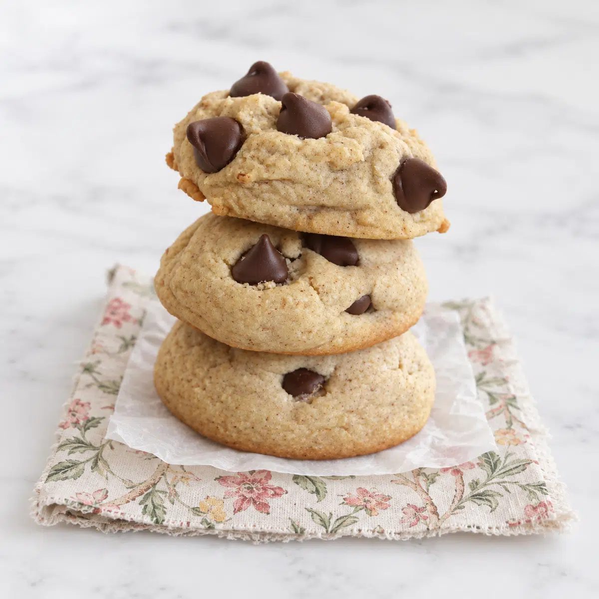 Coconut & Chickpea Flour Chocolate Chip Cookies