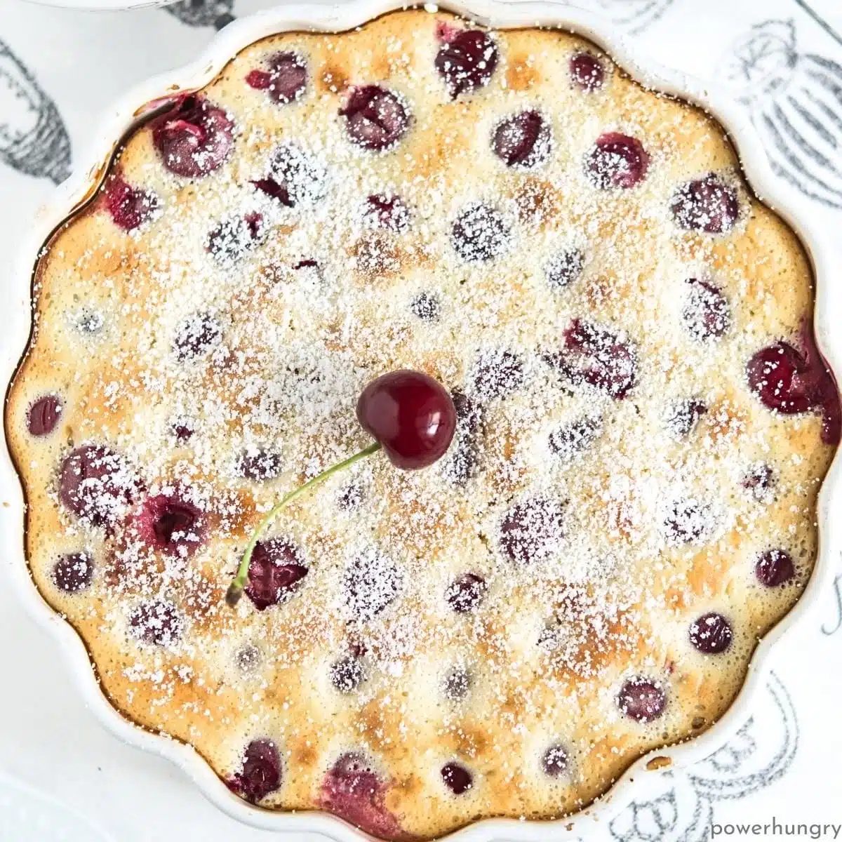 Vegan Coconut Flour Clafouti (Oil-Free, GF)