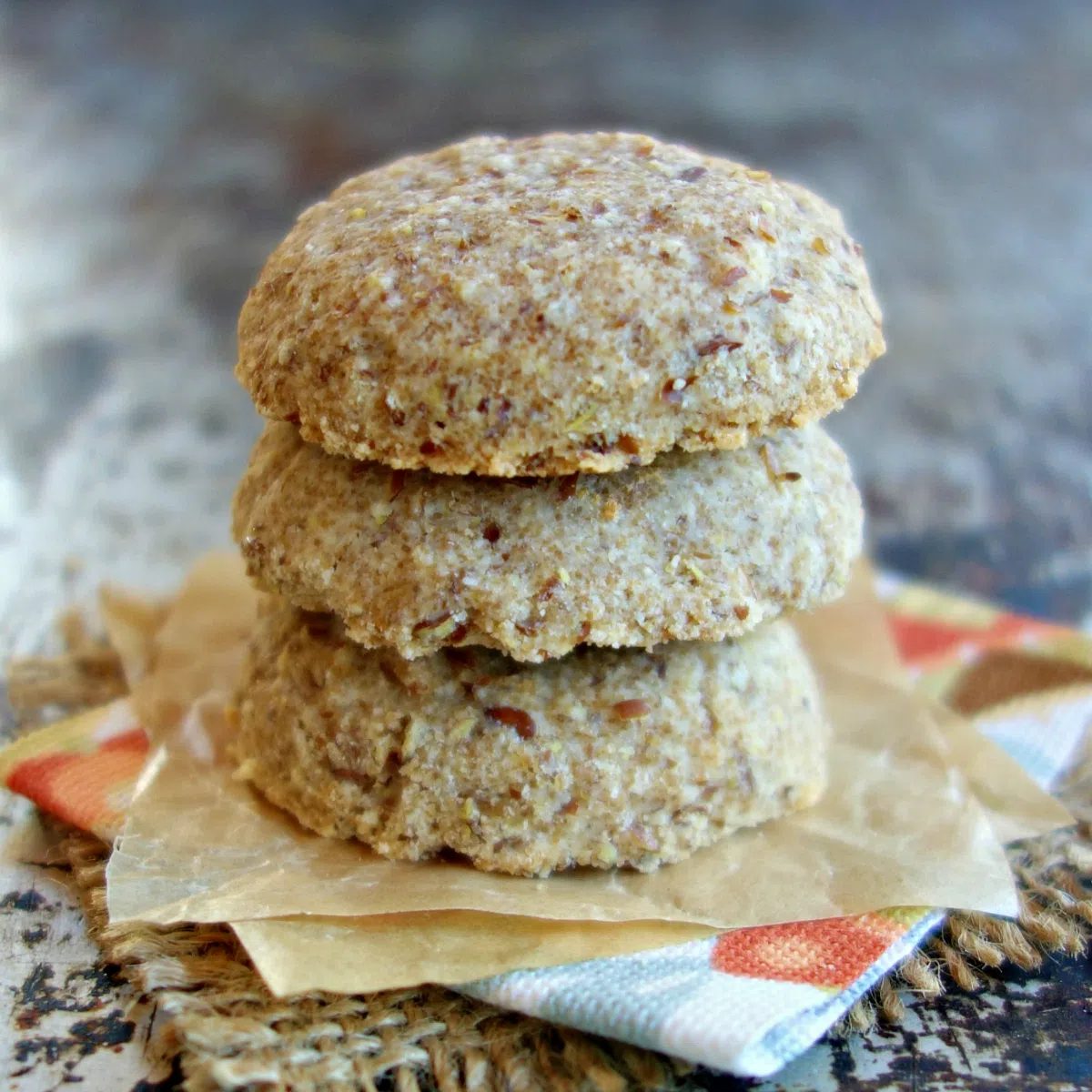 Vegan Coconut Flour Flax Cookies (4 Ingredients)