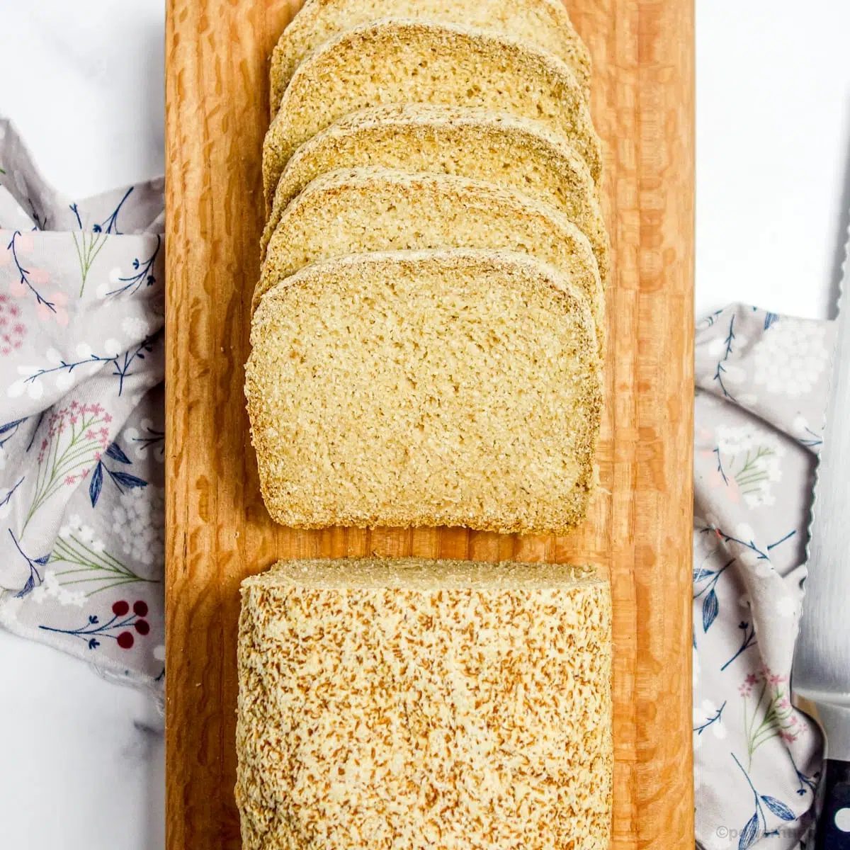 Vegan Coconut Flour Sandwich Bread (Gluten-free, Oil-free)