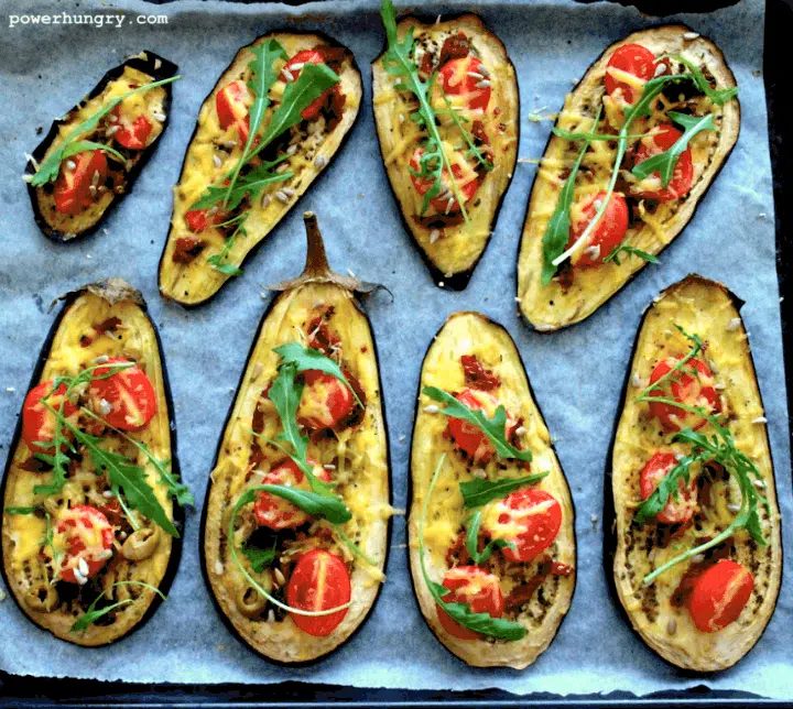 Vegan Eggplant Pizza Slices {Gluten-Free, Fast, Straightforward}