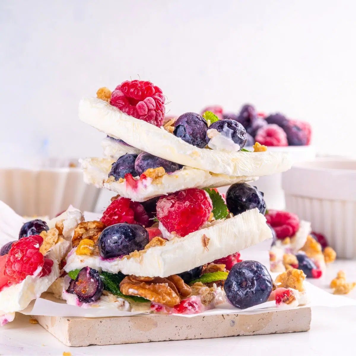 Vegan Frozen Yogurt Bark Recipe