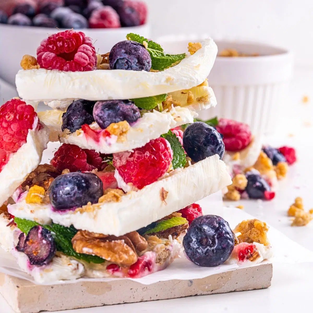 frozen vegan yogurt bark