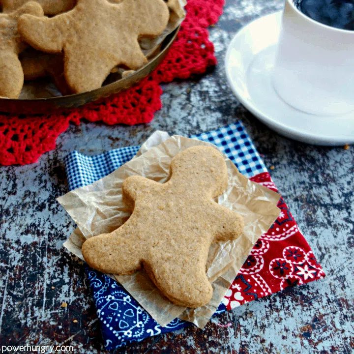 Vegan Cassava Flour Gingerbread Cut Out Cookies (Grain-Free)