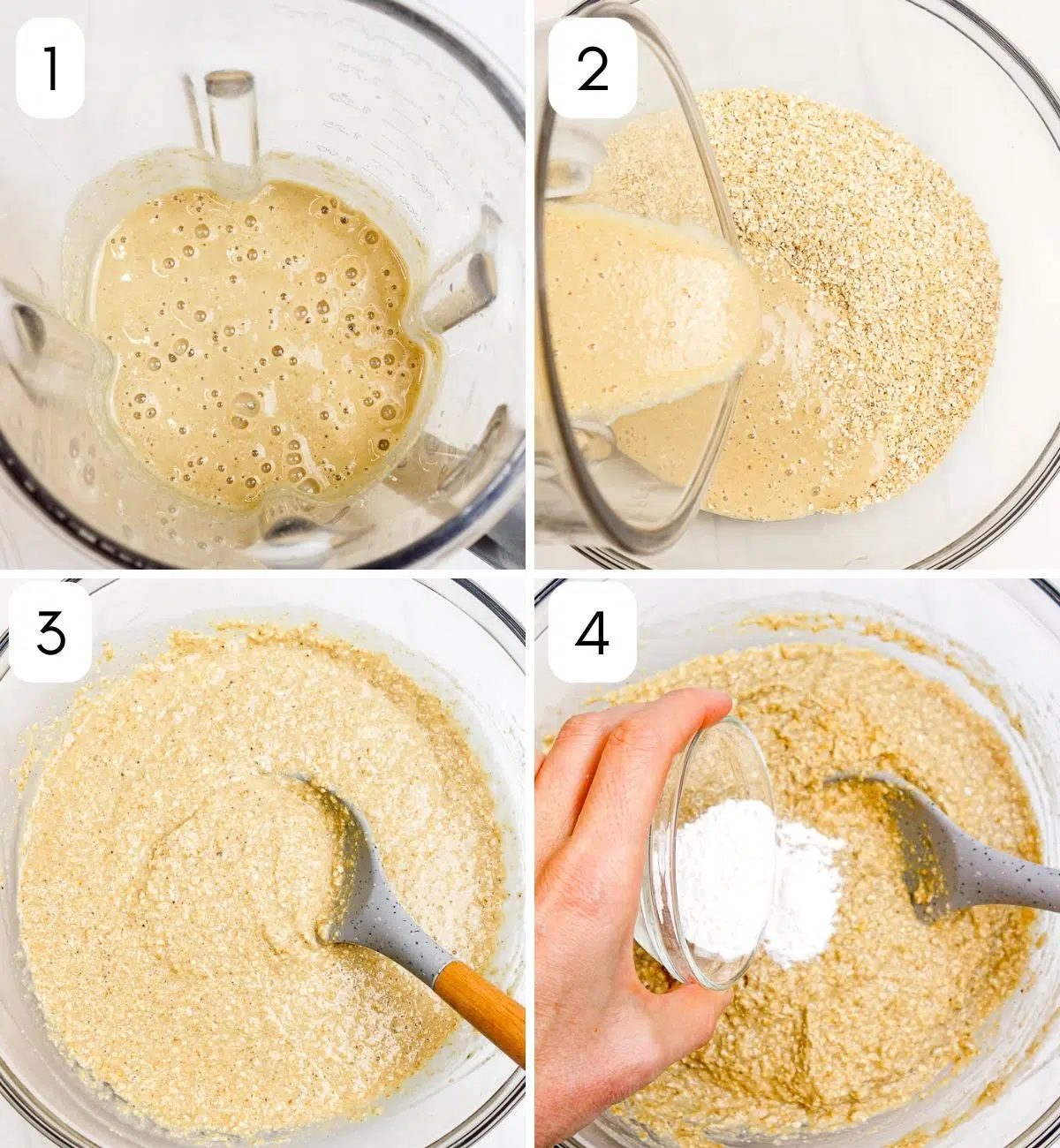 steps for making banana muffins