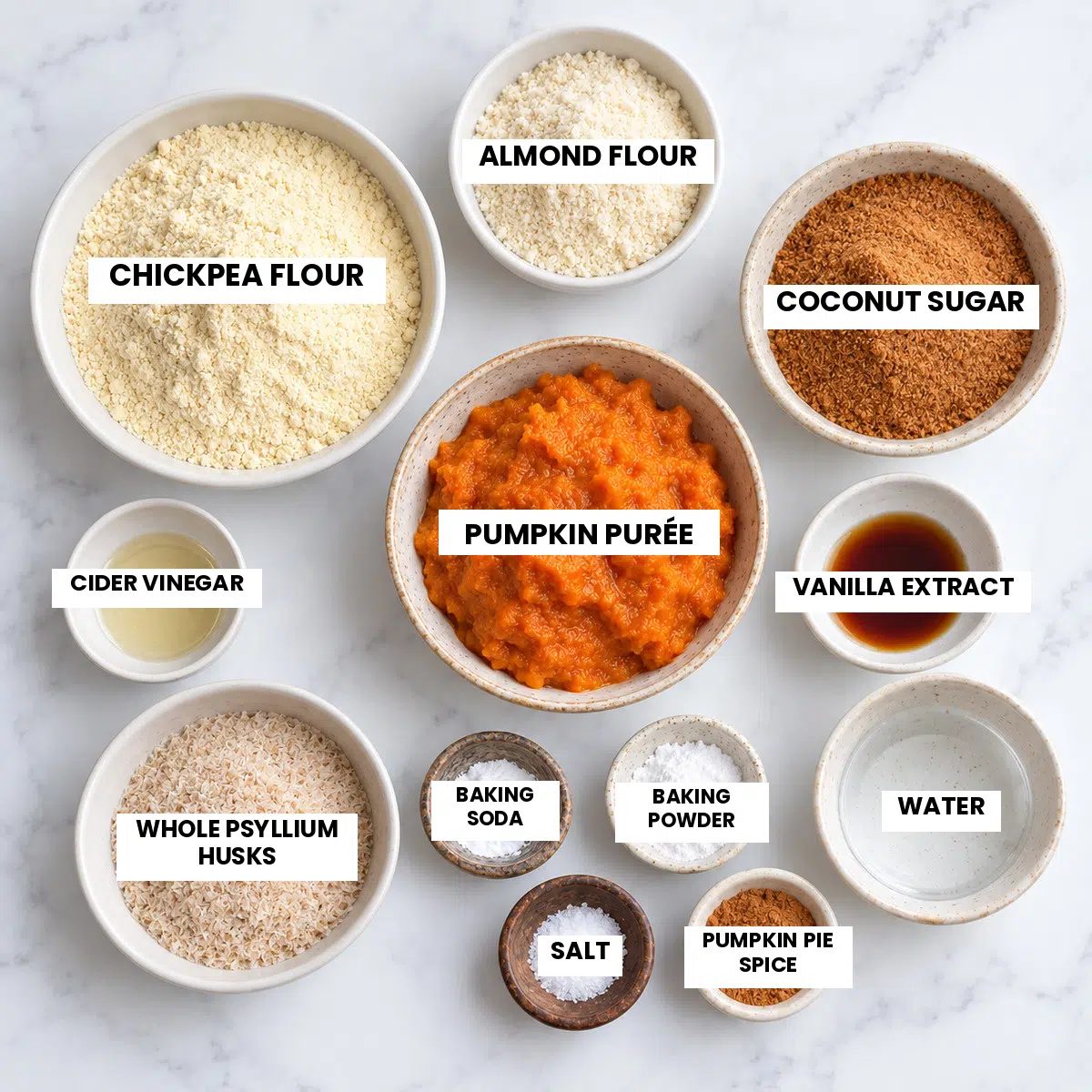 vegan almond flour pumpkin bread ingredients