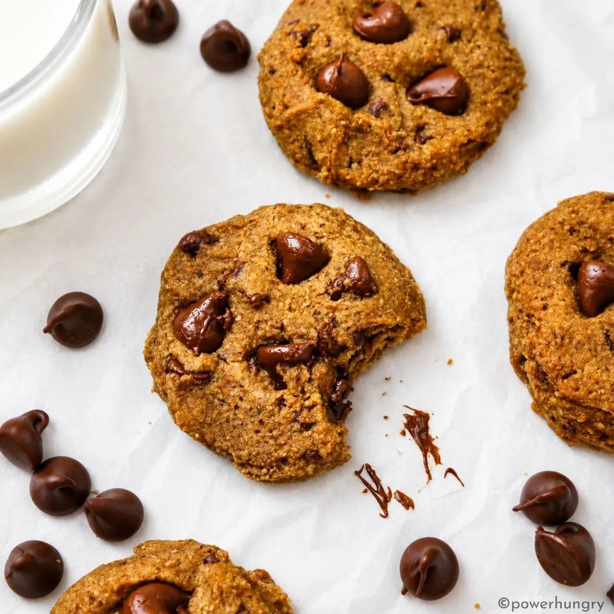 Vegan Lentil Chocolate Chip Cookies (Gluten-Free)