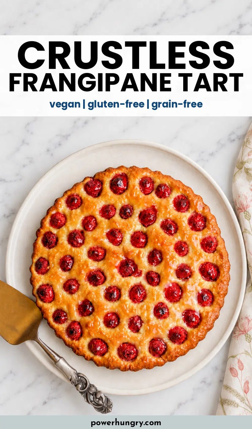 crustless frangipane tart pinterest pin