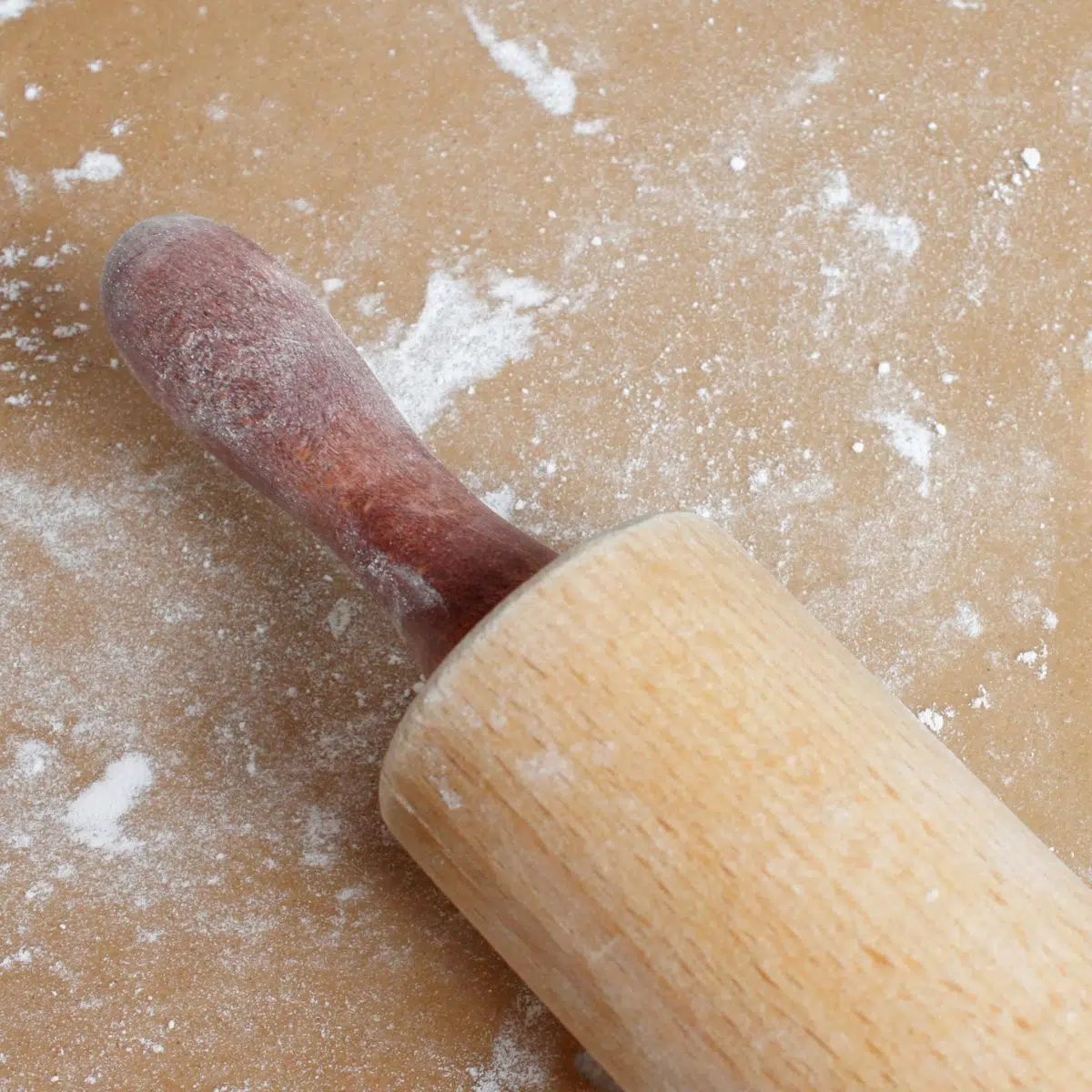 rolled out oat flour dough