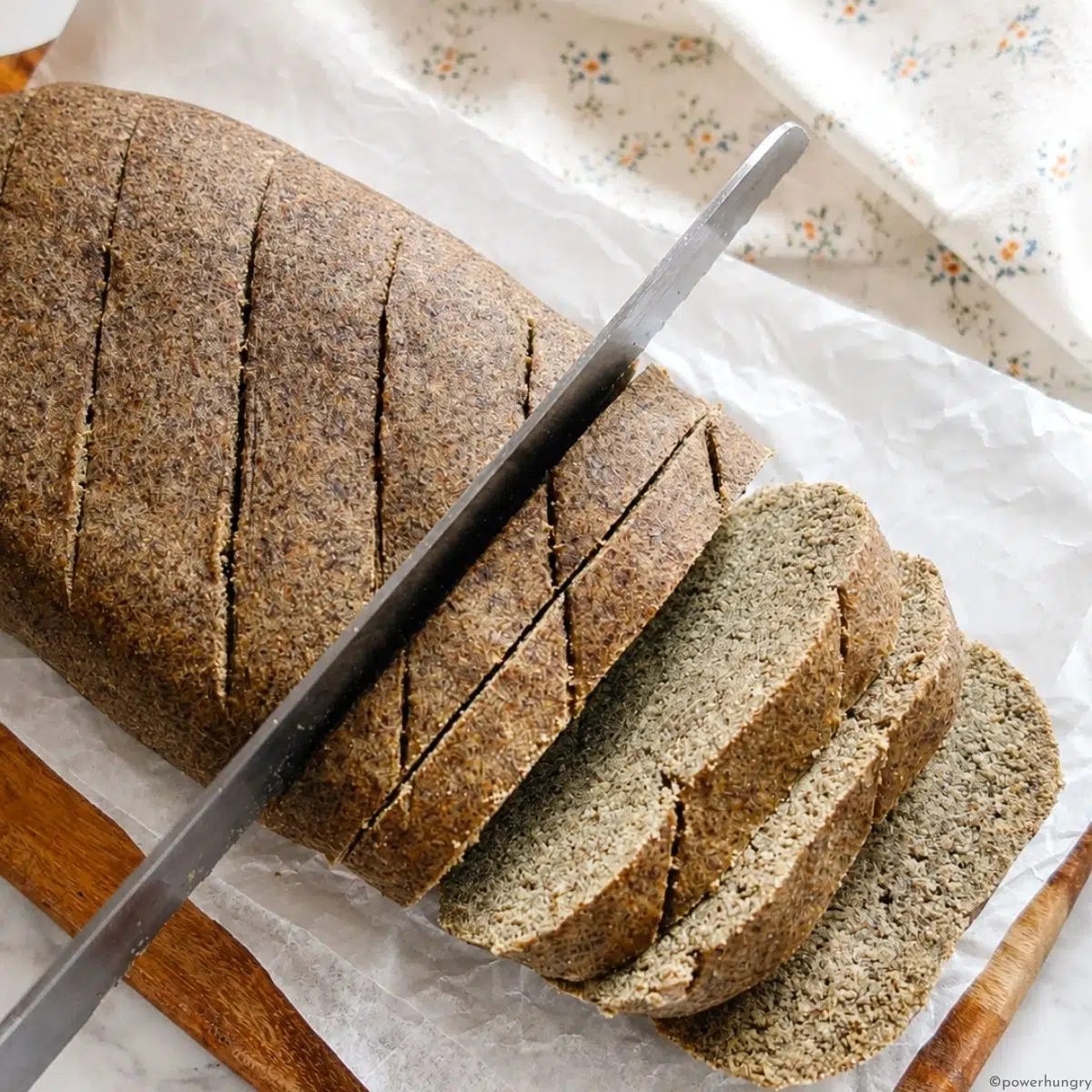 Vegan Oat Fiber Bread (Less Than 1g Net Carbs)