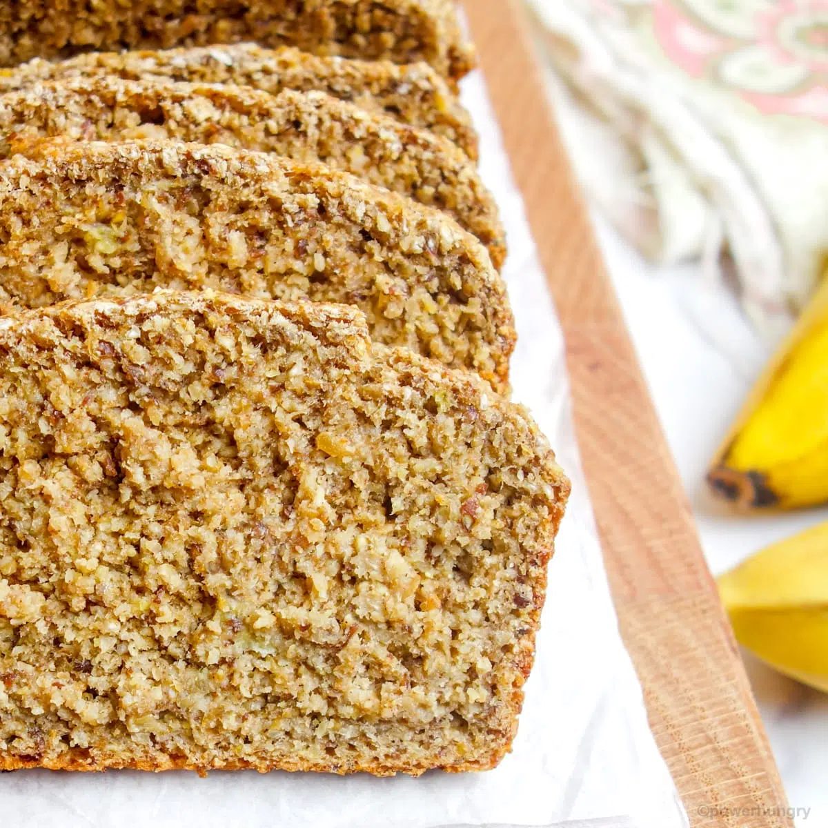 Vegan Oat Flour Banana Bread (Oil-Free, GF)