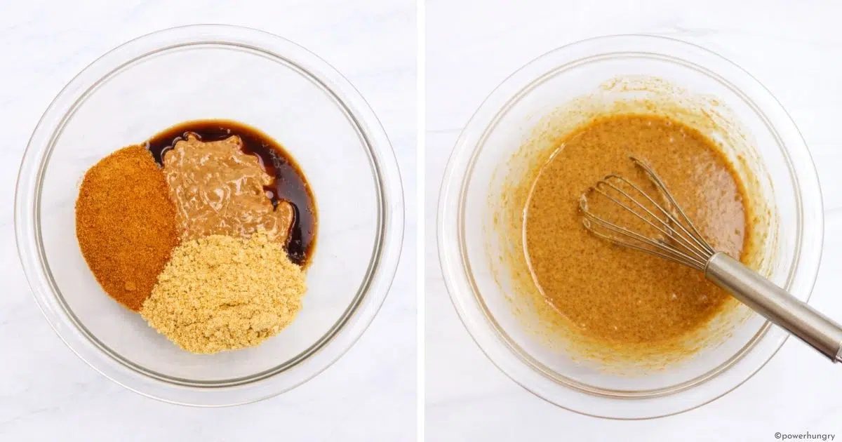 wet ingredients for oat flour chocolate chip cookies