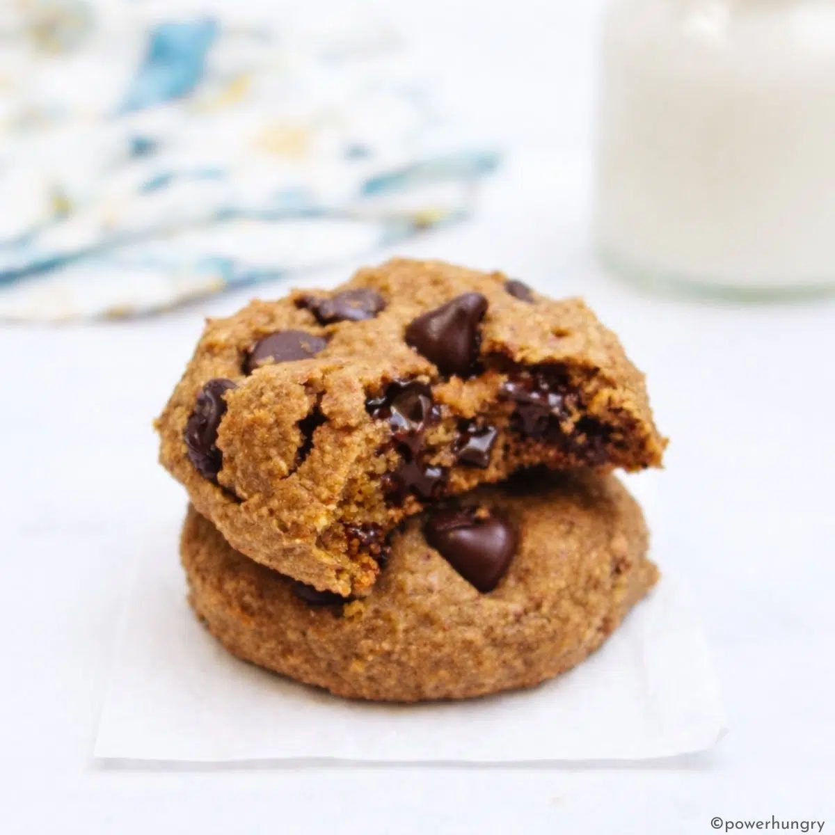Vegan Oat Flour Chocolate Chip Cookies (Oil-Free, Gluten-Free)