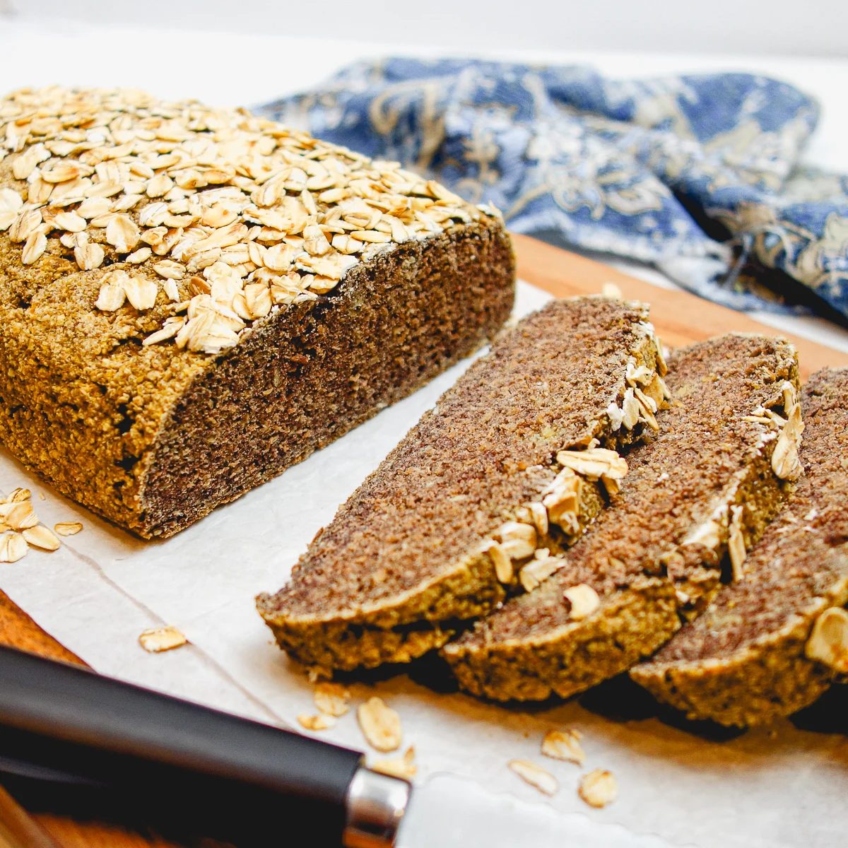 Straightforward Oat Protein Bread (Vegan, Gluten Free)