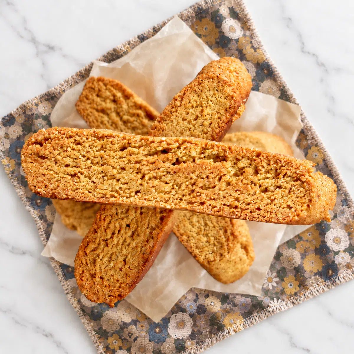 Vegan Pumpkin Almond Flour Biscotti