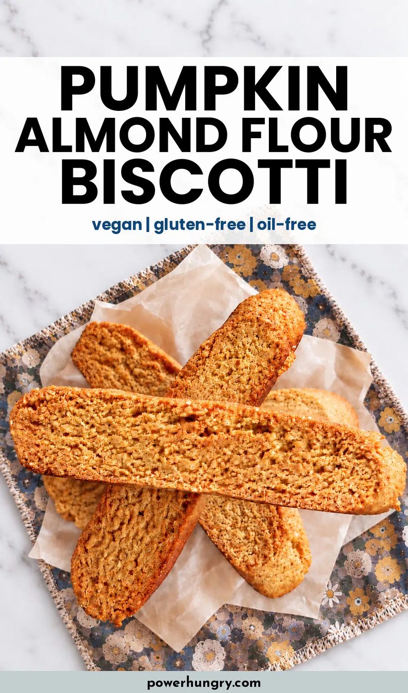 pumpkin almond flour biscotti pinterest pin