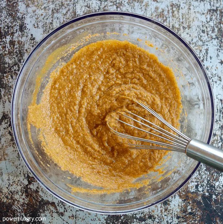pumpkin batter for oatmeal cups