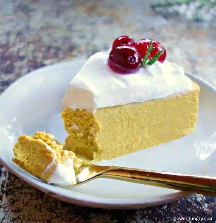 Vegan Pumpkin Hemp Heart Cheesecake (No Cashews)