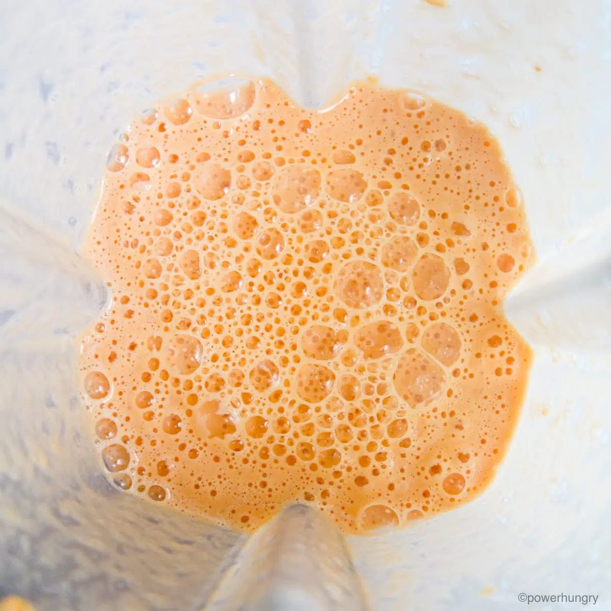 blended lentil carrot mixture