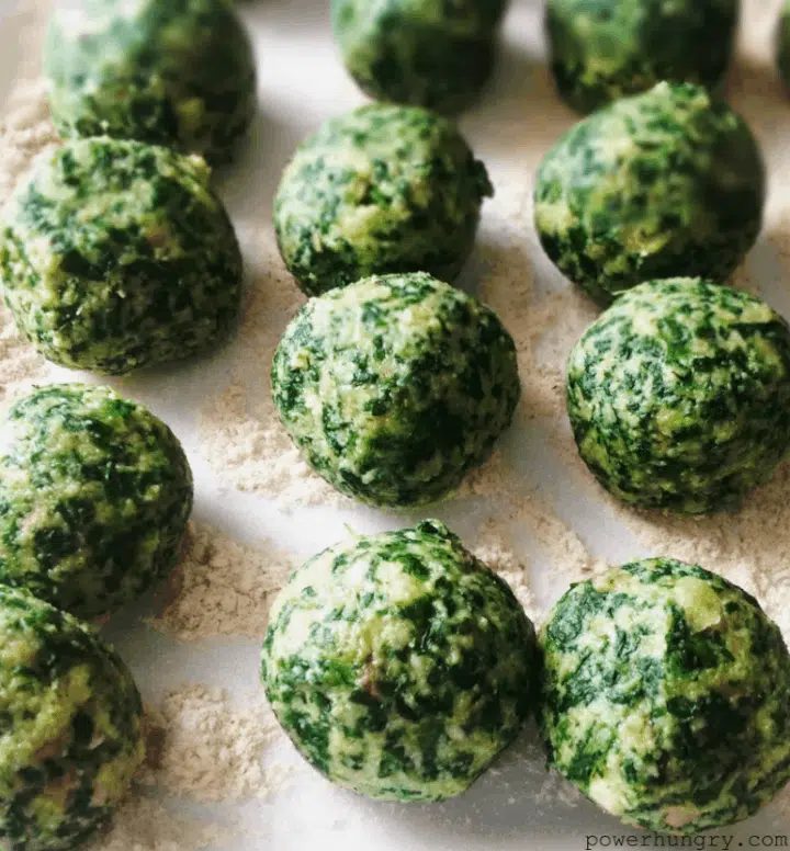 Vegan Spinach Almond Meatballs (GF, Oil-Free)