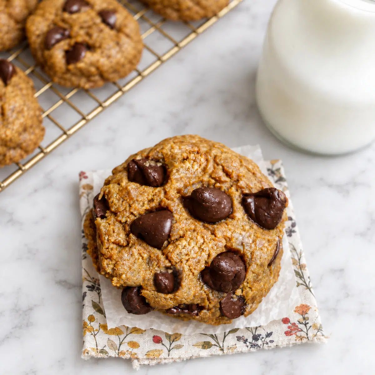 Sunflower Seed Butter Chocolate Chip Cookies