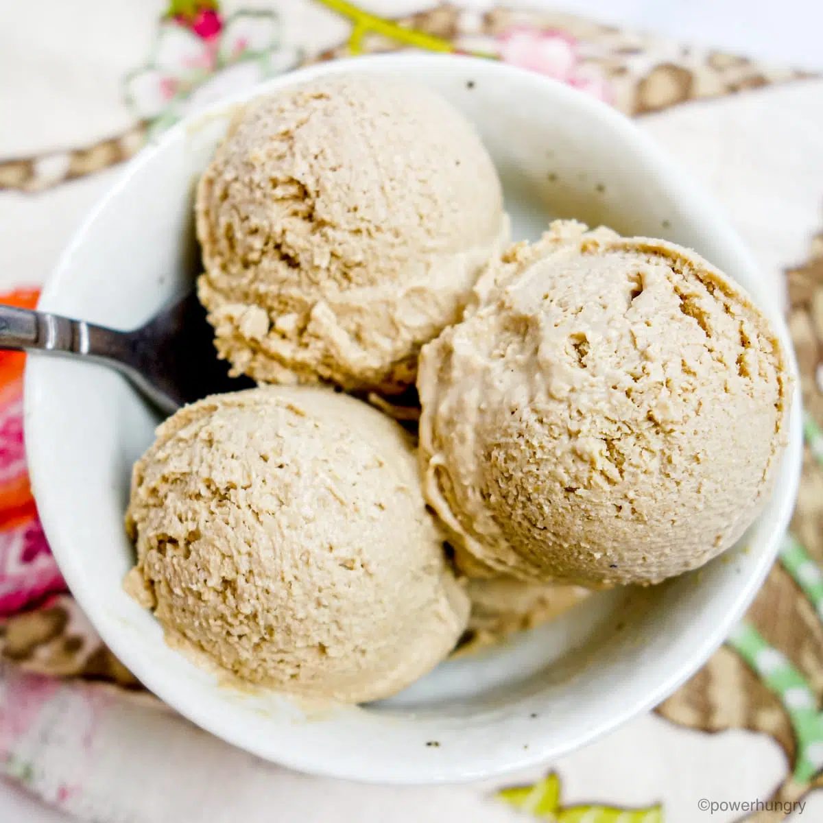 Vegan Vanilla Sunflower Seed Ice Cream (4 ingredients, No Churn)