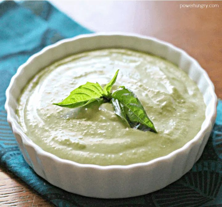 Vegan White Bean Pesto {High Protein, Nut-Free}