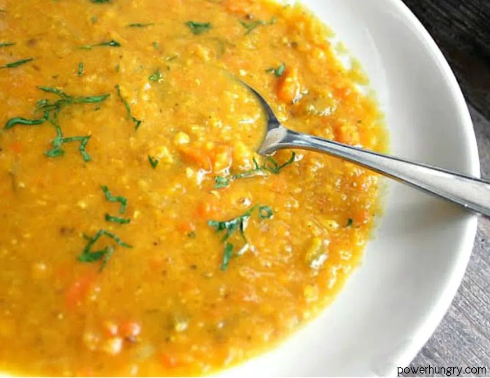 Vegan Yellow Split Pea Soup {straightforward, frugal}