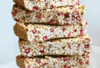 Strawberry Millet Crunch Bars Plant Based Allergy Friendly
