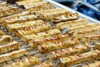 Fırında Vegan Nohut Unlu Patlıcan Parmakları