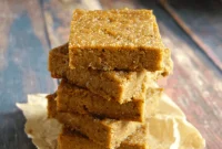 Spiced Vegan Pumpkin Pie Bars: Grain-Free & Oil-Free Coconut Flour Delight