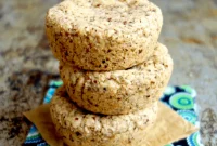 Effortless 3 Ingredient Keto Vegan Almond Loaf Grain Free Oil Free