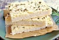 Easy 4-Ingredient White Bean Flatbread Vegan Grain-Free