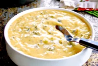 Creamy High-Protein Vegan Broccoli Cheese Soup